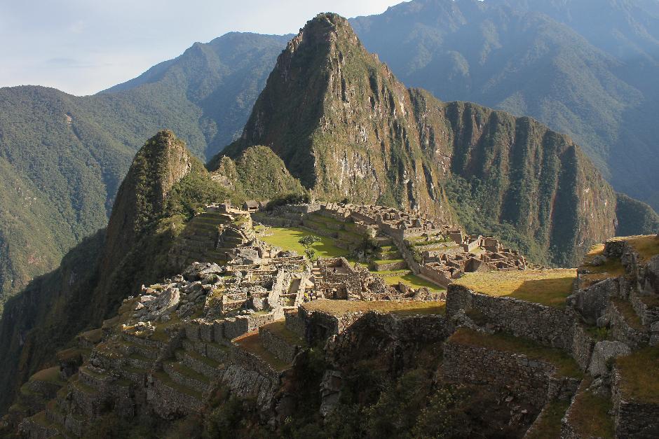 A view of the Machu Picchu