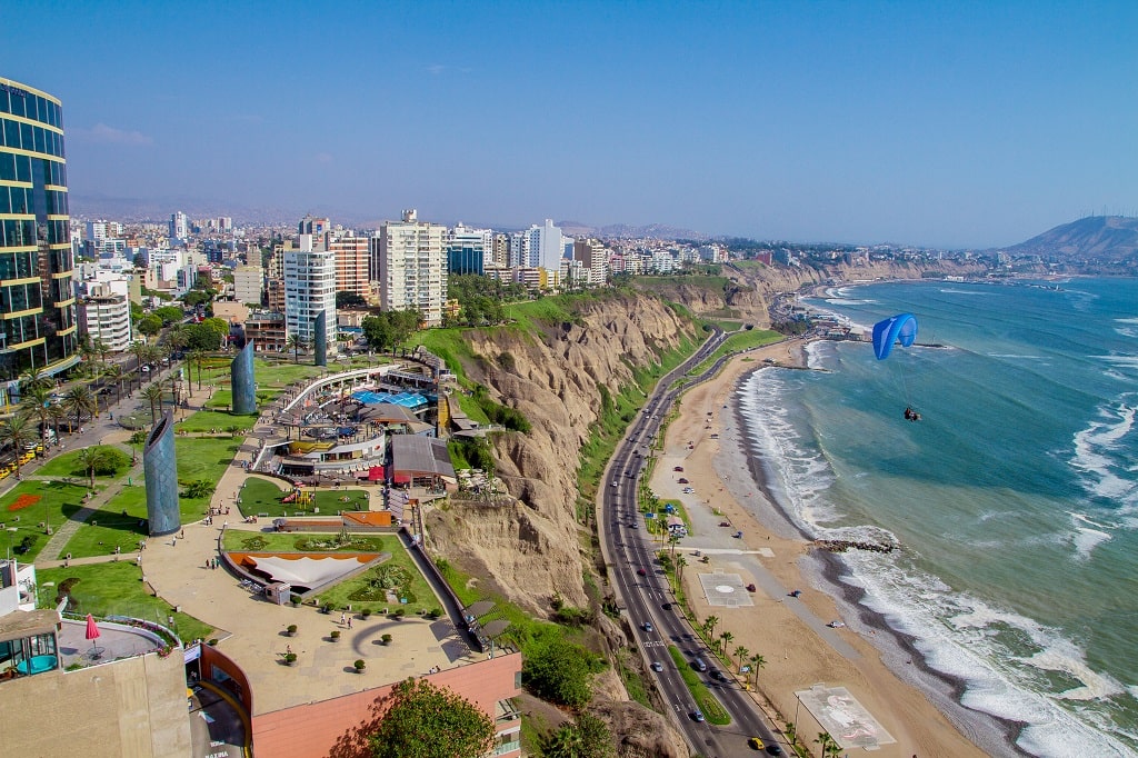 A seaside city in Peru