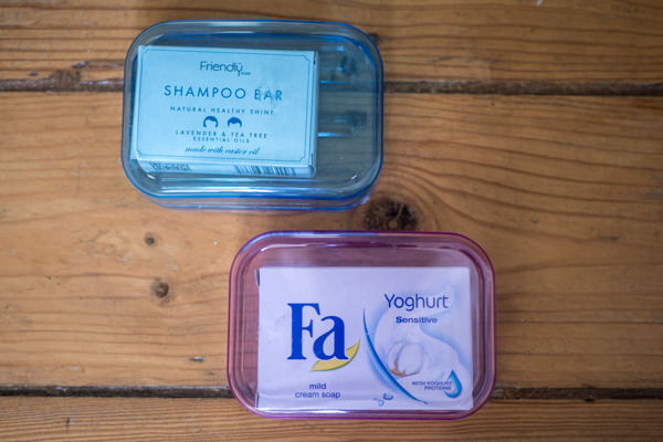 Soaps for traveling