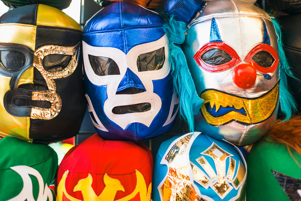 Mexican Lucha Libre masks