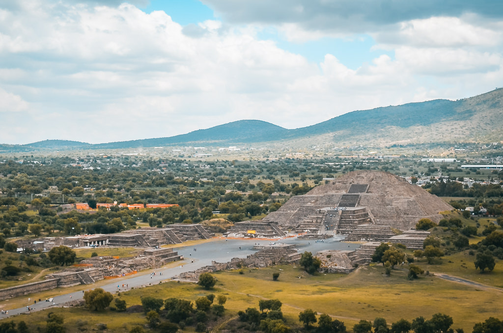 The Teotihuacan pyramids