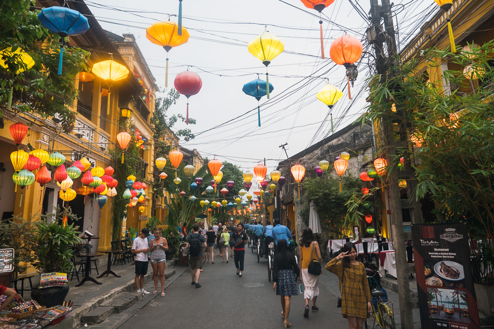 Walking the main street is one of the top things to do in Hoi An