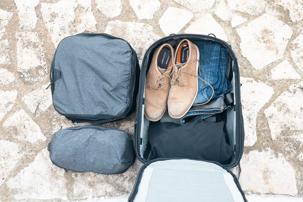 20" Soft Genuine Leather High Back Pack Rucksack Travel Bag For Men's & Women's 