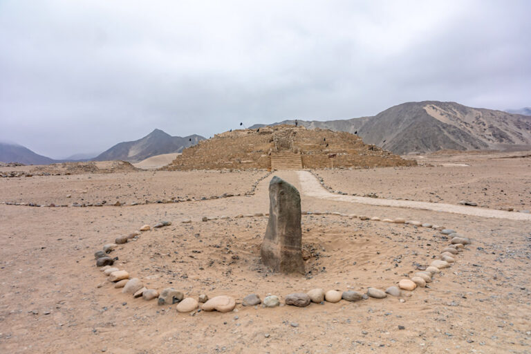 Sacred City of Caral-Supe archaeological site in Peru