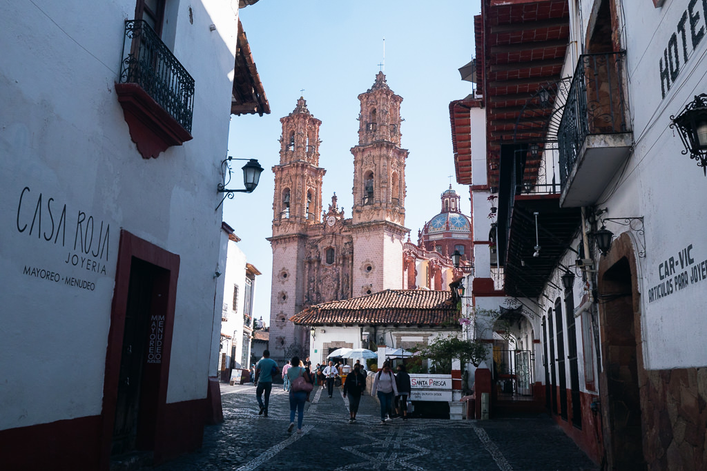 A street in Taxco