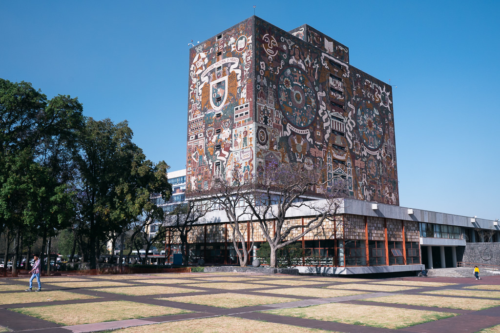 A view of the UNAM Central Library