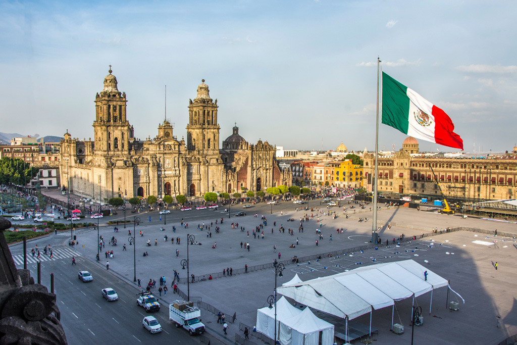 Zocalo in Mexico City