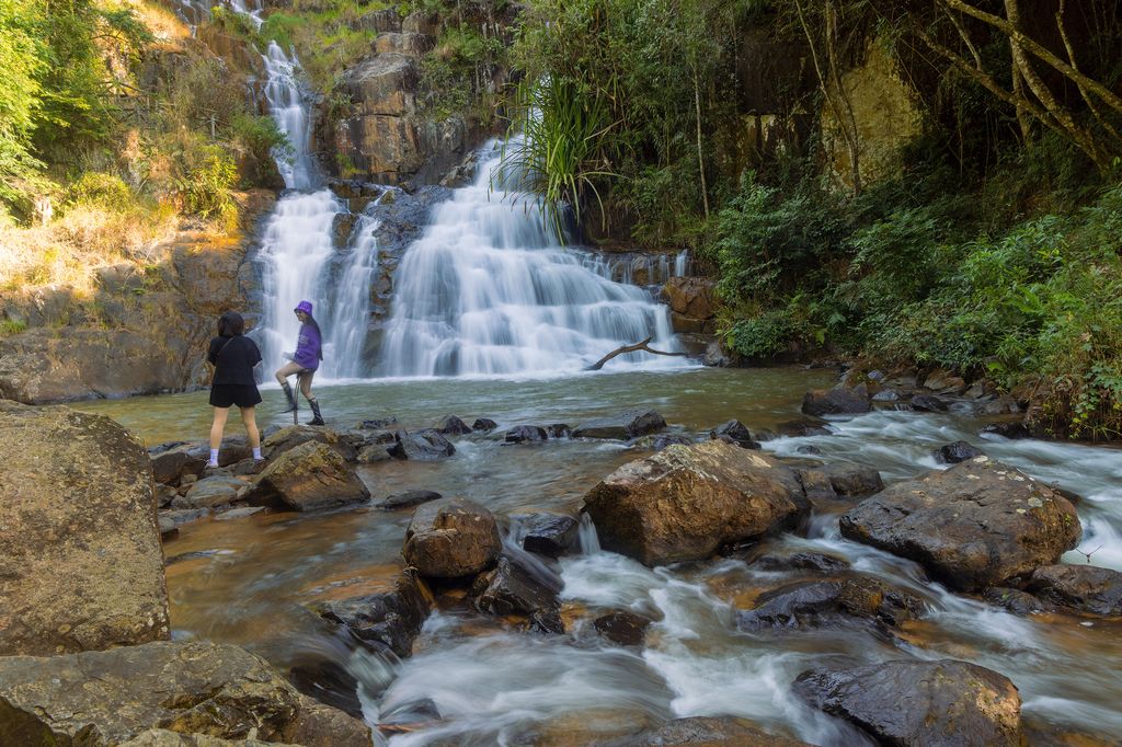 The Datanla Waterfall near Dalat, Vietnam