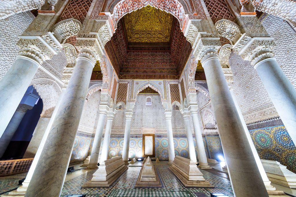 Saadian Tombs in Marrakech, Morocco